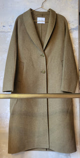 Cappotto sfoderato monopetto