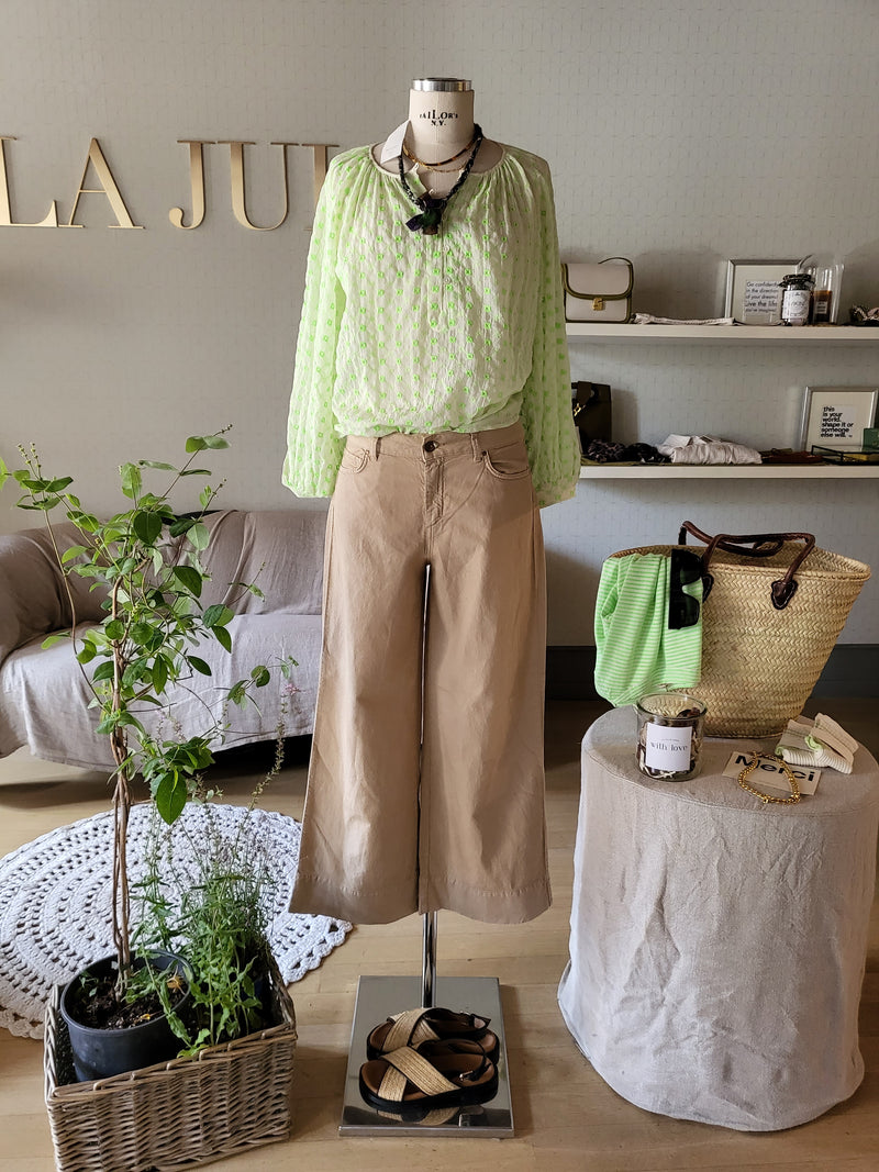 Linen cotton pants