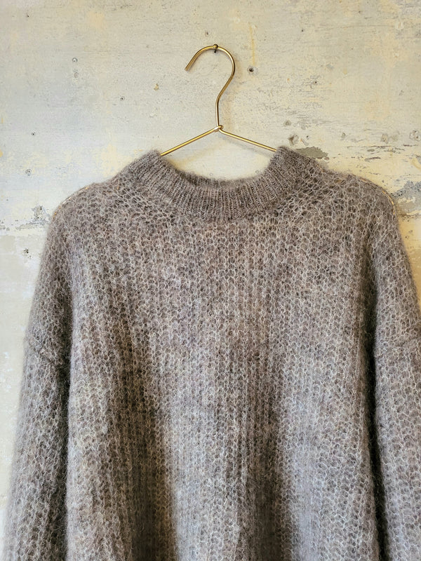 Maglia girocollo in Mohair