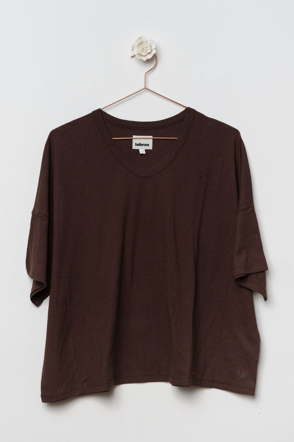 T-SHIRT OVER color cacao