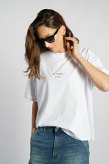 T-SHIRT IN COTONE CON SCRITTA