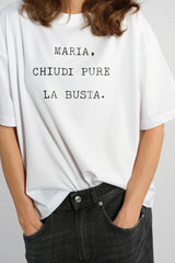 T-SHIRT IN COTONE | MARIA, CHIUDI PURE LA BUSTA