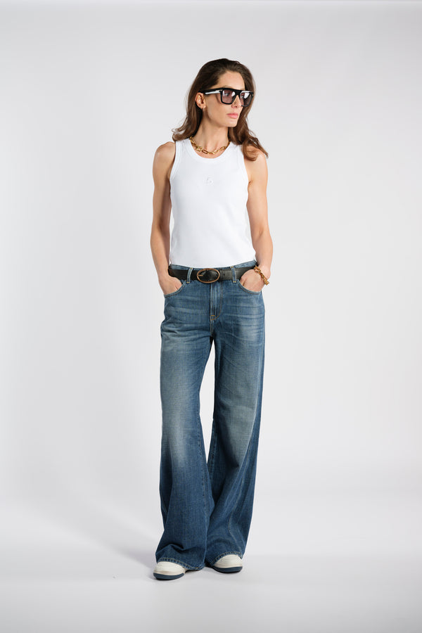 JEANS PALAZZO DENIM