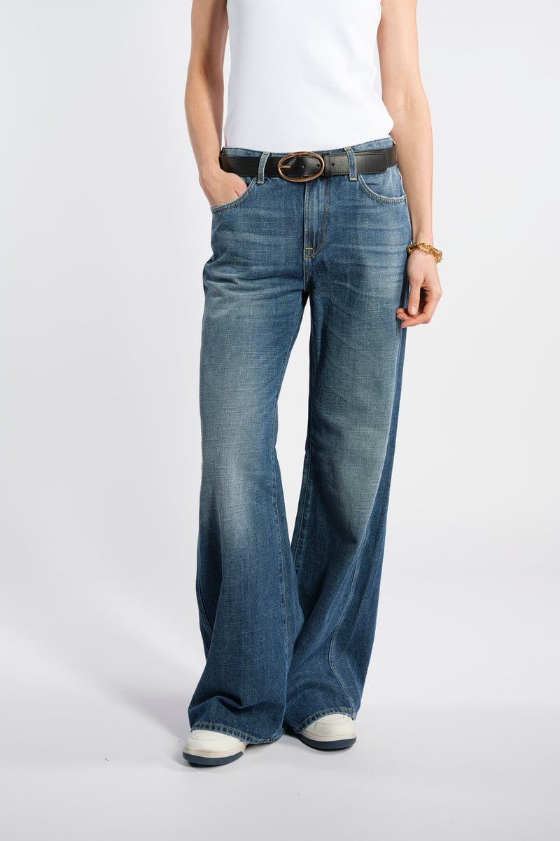 JEANS PALAZZO DENIM