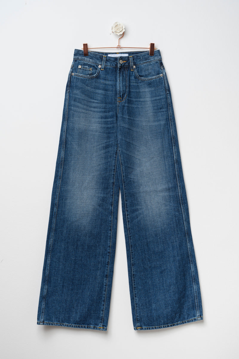 JEANS PALAZZO DENIM