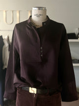 Camicia over aubergine