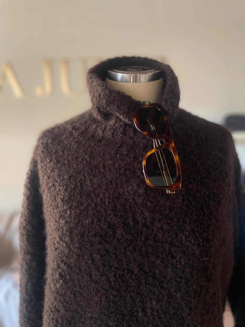 Cashmere bouclè sweater