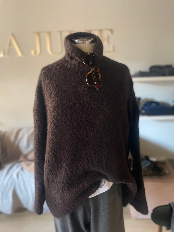 Cashmere bouclè sweater