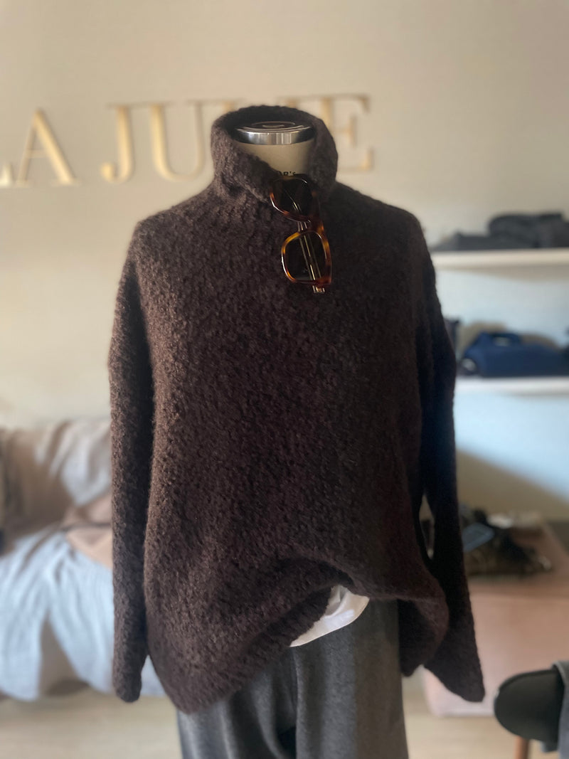 Cashmere bouclè sweater