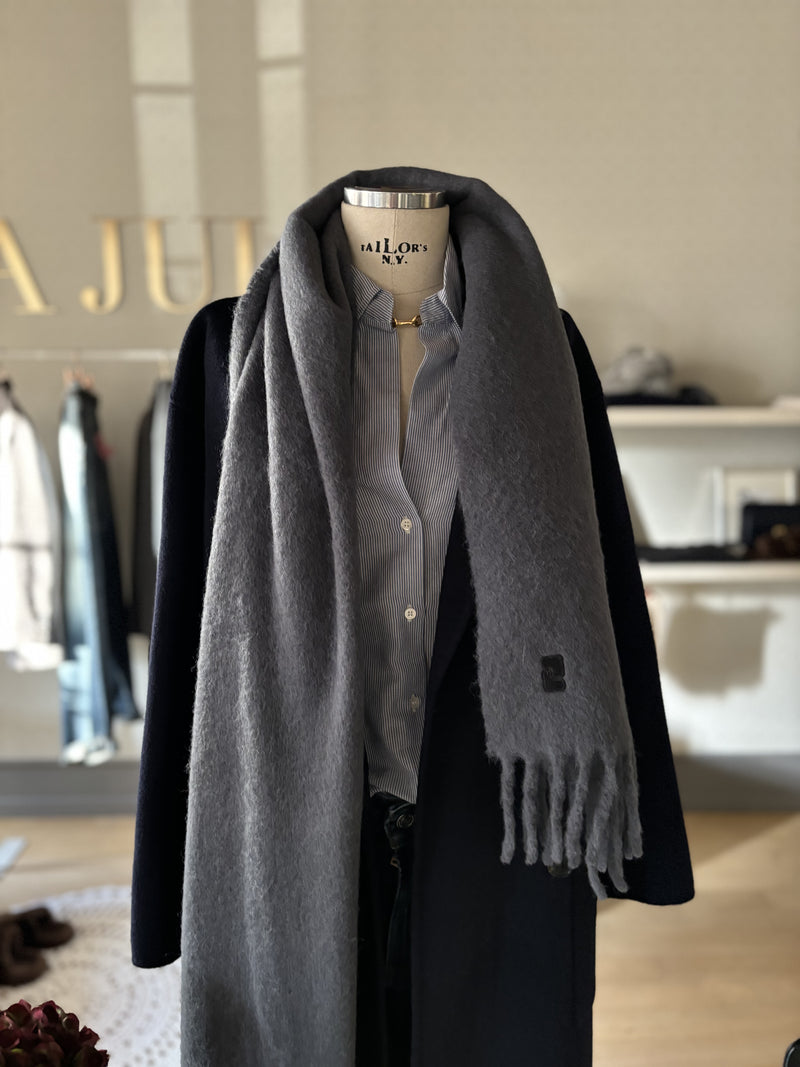 Cappotto doppiopetto blu navy