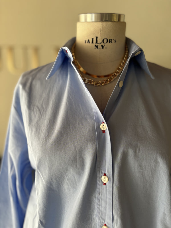 Camicia in cotone oversize