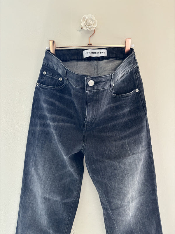 Jeans regular crop nero