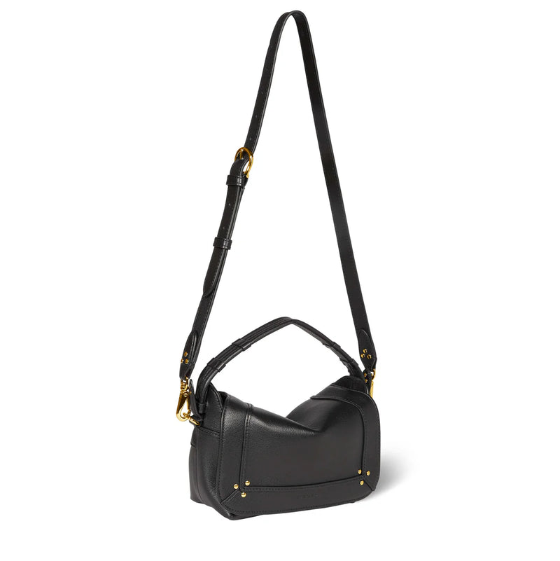 Leather shoulder bag